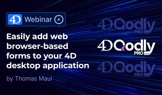 July 4D Webinar: 4D Qodly Pro July 4D Webinar: 4D Qodly Pro
